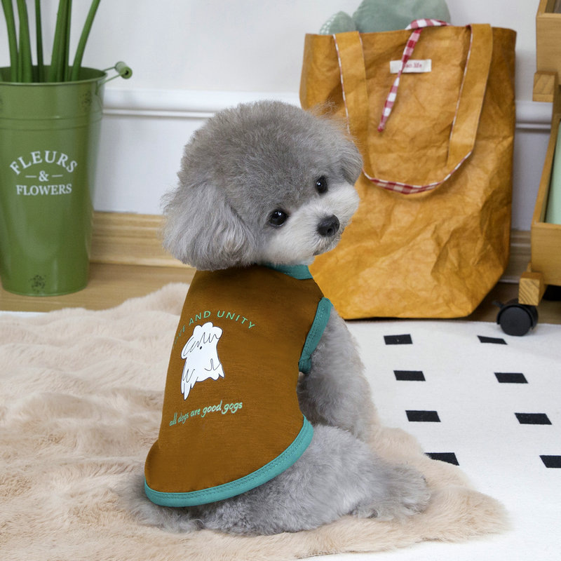 Dogs, pet cats, Teddy poodles, Chihuahuas, Bichon Frises, small clothes, spring and summer outfits, unity vests, puppies Specification image