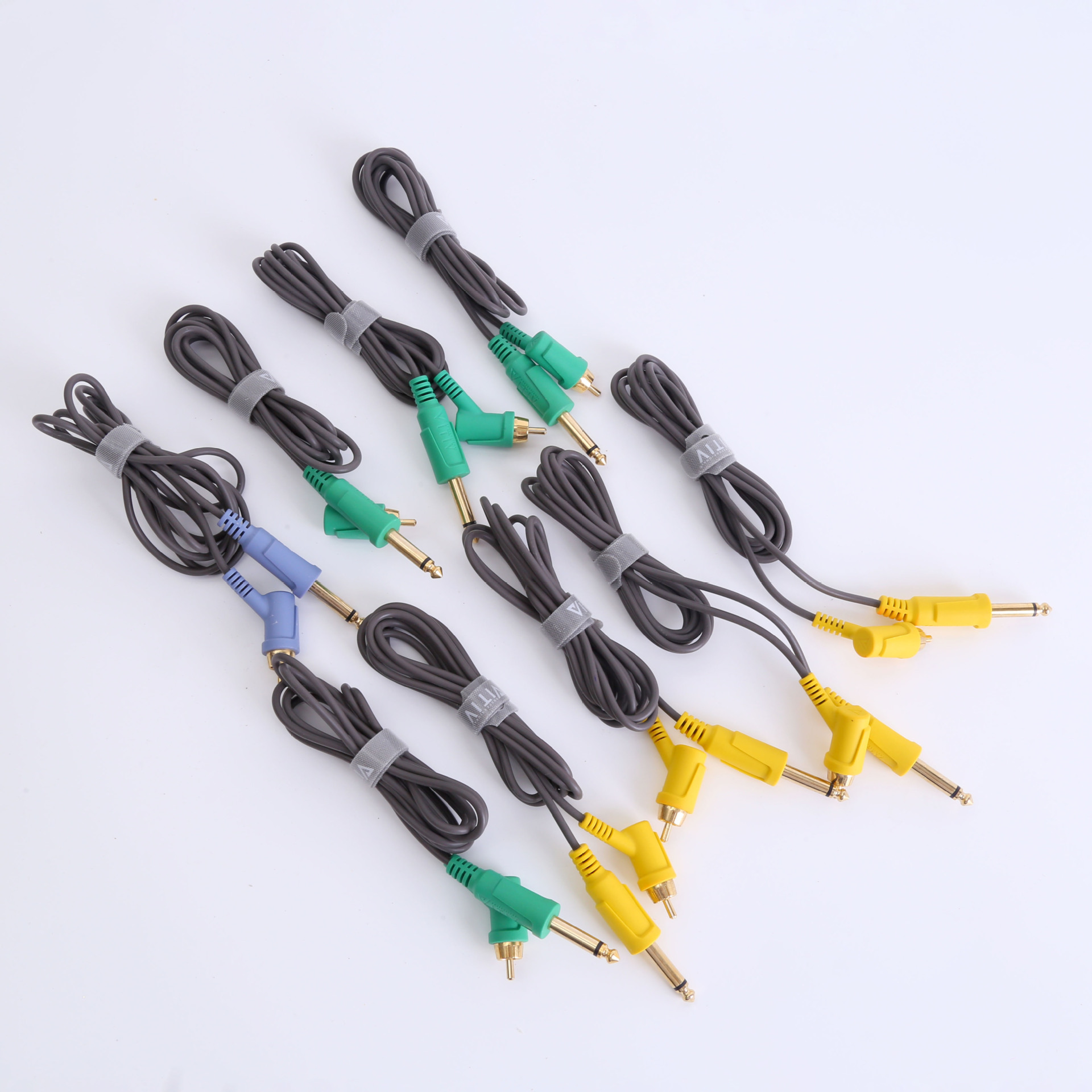 Tattoo equipment 6.35 RPM RCA wire multi-color multi-color anti-oxidation tattoo equipment wire motor power amplifier connection wire