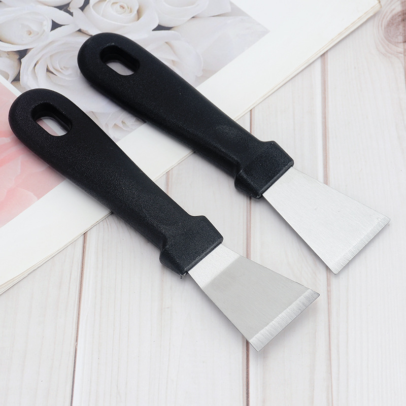 Kitchen stainless steel cleaning spatula, pot bottom, range hood volute, seamless, no dead corners spatula, refrigerator deicing device details Picture