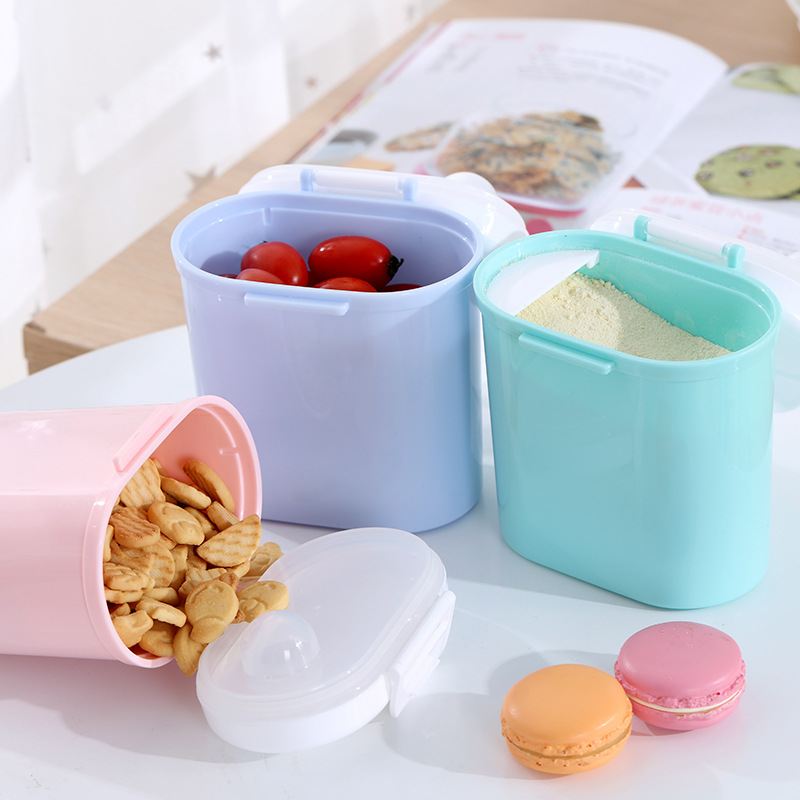 Portable milk powder box for going out, large-capacity milk powder storage can for babies, portable sealed box for baby milk powder, milk powder compartment Application Scenario