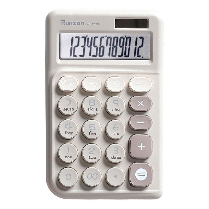 RZ-861B Cute candy-colored computer Dopamine office calculator High appearance level portable calculator Item Picture