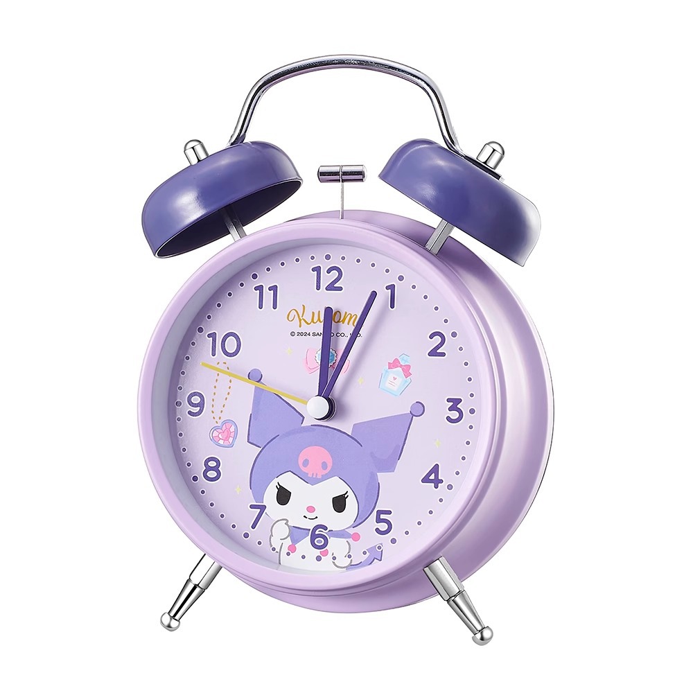 Officially authorized new cartoon Sanrio bell alarm clock, ultra-quiet student bedside alarm clock, a must-have for lazy people Item Picture