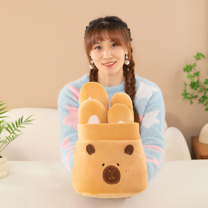 Zai Zai Bakery's capybara fries plush toy doll, a Kabiba doll, is a cute birthday present for your girlfriend Specification image