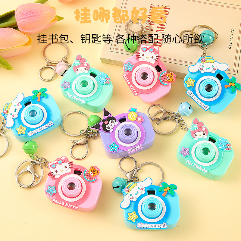 Mini projection camera, slide show cartoon-shaped mini projector, classic childhood cute and fun street toy wholesale details Picture