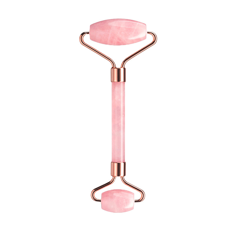 Rose quartz roller gua sha board, beauty tools, folding makeup mirror, hair clippers, LED small mirror Item Picture