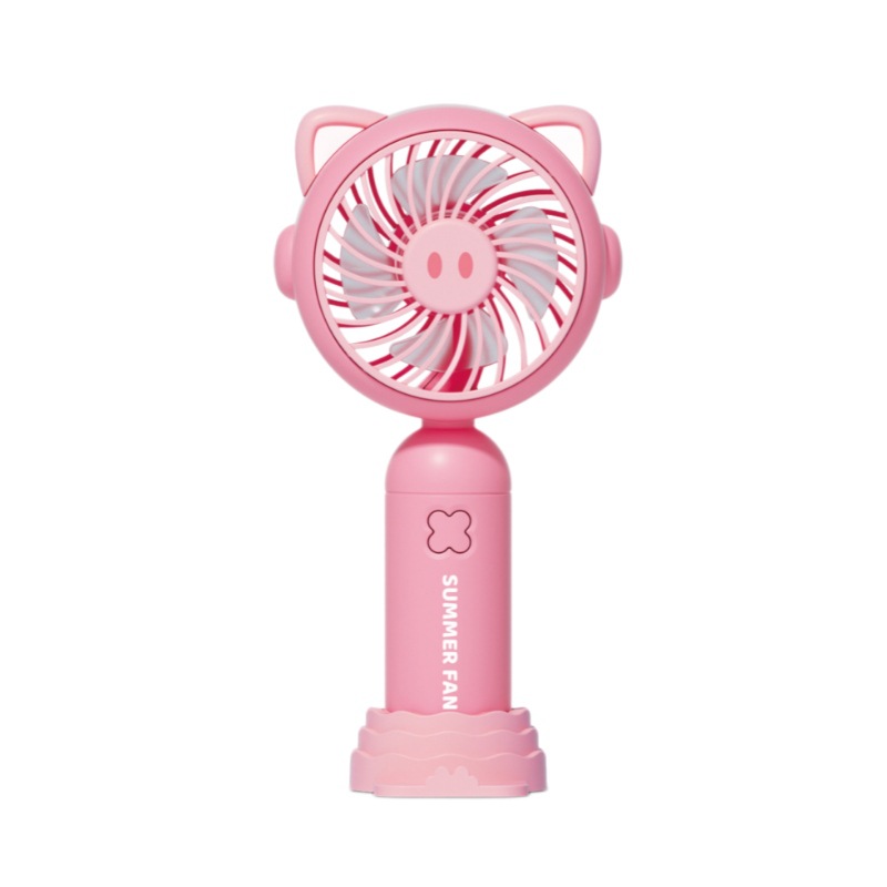 跨境手持风扇学生宿舍充电电风扇手机支架迷你可爱小风扇详情图5