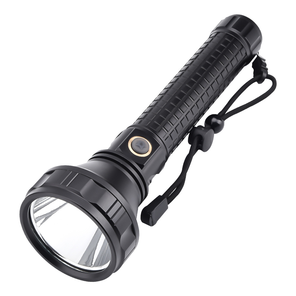 Cross-border new t40 powerful flashlight usb charging outdoor led cycling wild fishing patrol 26650 flashlight Application Scenario