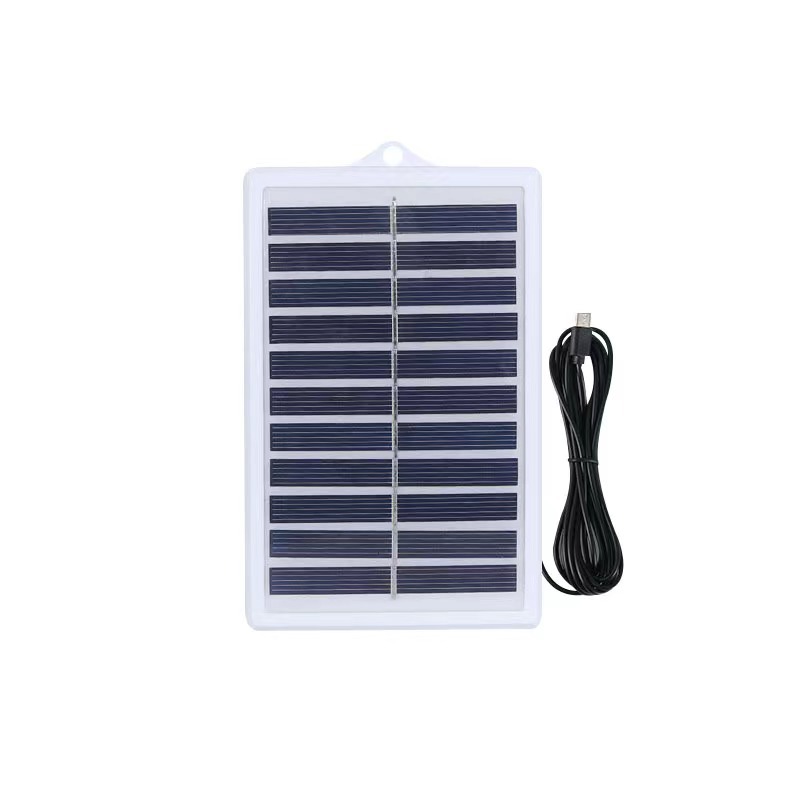 Solar resin panel assembly, polycrystalline silicon 5.5V photovoltaic panel, portable charging board, lightweight outdoor portable charging Specification image