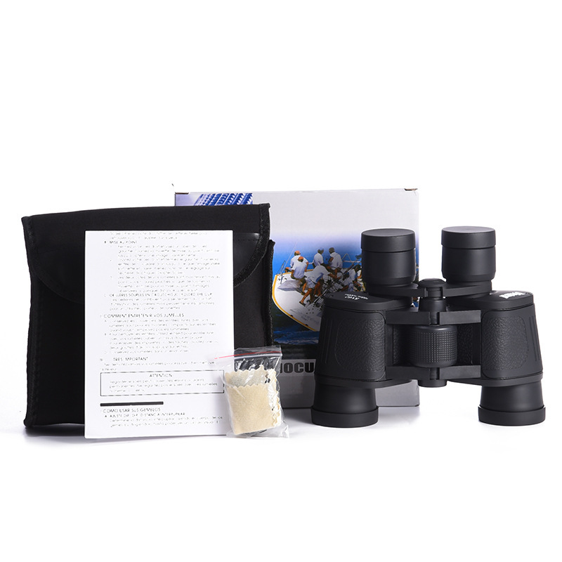 Factory wholesale Doctor 8X40 outdoor binoculars Binoculars High-Definition high-magnification low-light binoculars Peak seeking details Picture