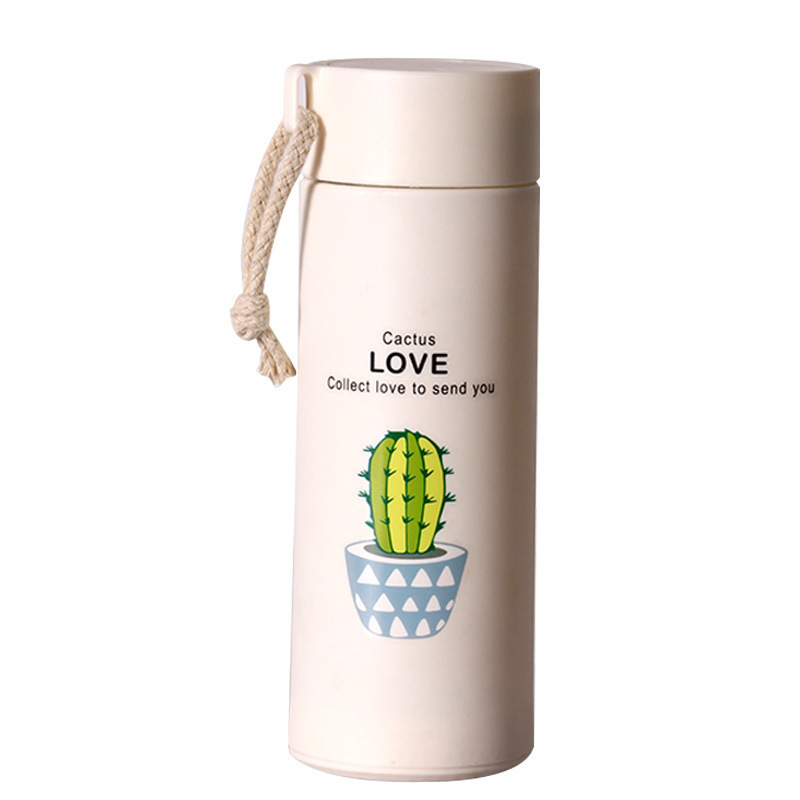 Succulent gift advertisement cup, creative water cup, popular glass, portable glass cup, silk-screened logo, Christmas Item Picture