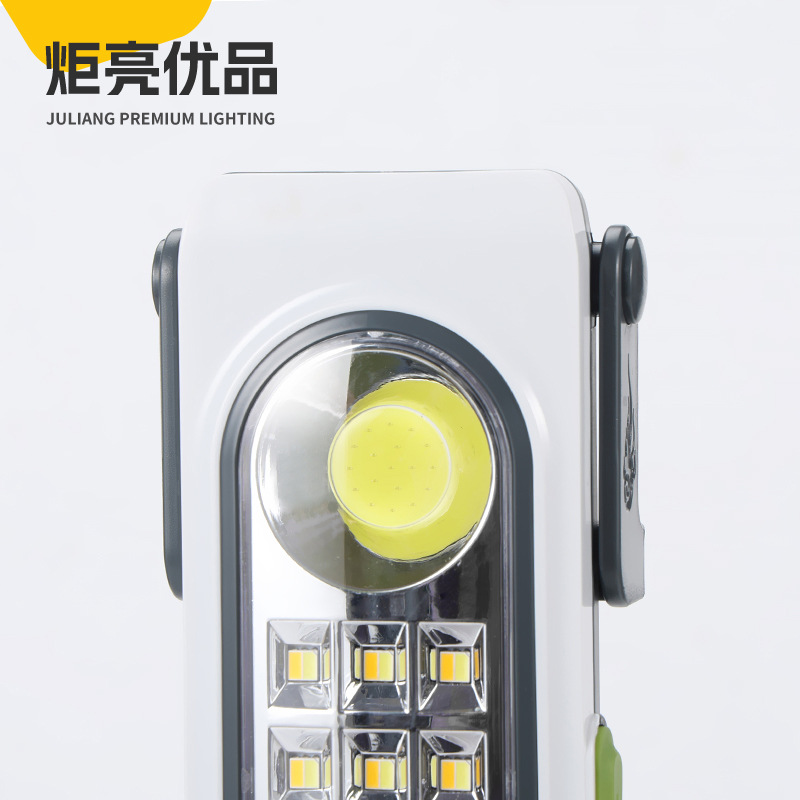 Portable outdoor camping lighting lamp, household standing work light, outdoor hiking camping LED lighting lamp HEL-6855T Specification image