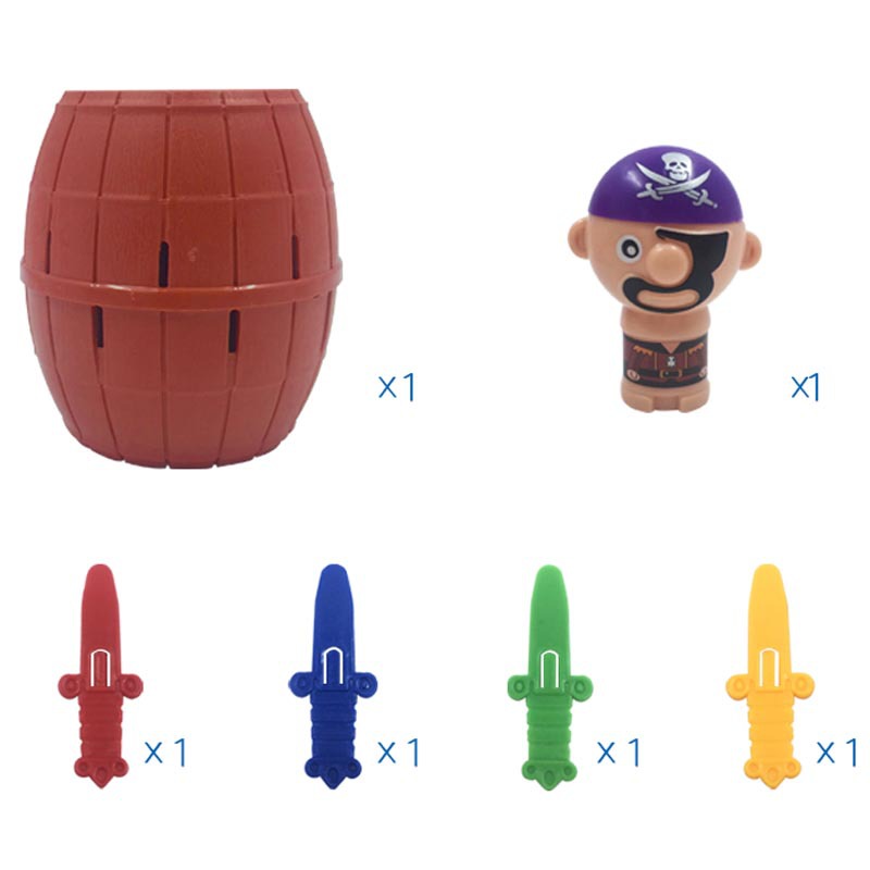 Pirate Bucket pinching Fun prank toy Slow Rebound Self-Explosion Grenade Fun Small Commodity children's toy Specification image