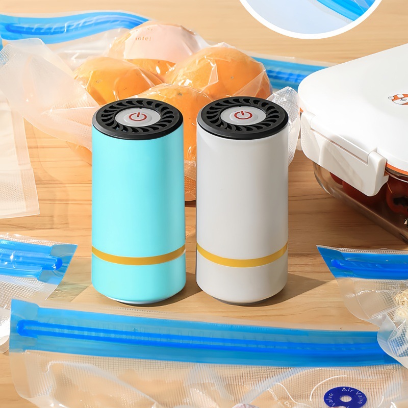 Electric vacuum sealing machine, portable vacuum pump, mini vacuum pump, food preservation bag sealing machine details Picture