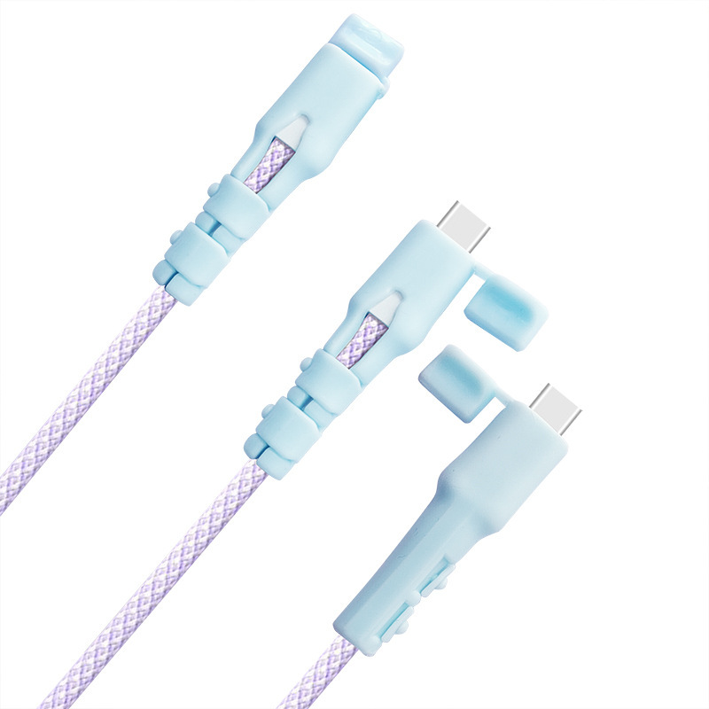 Universal data cable protective sleeve head, anti-charging cable protective sleeve head, mobile phone wire head, student soft silicone Item Picture