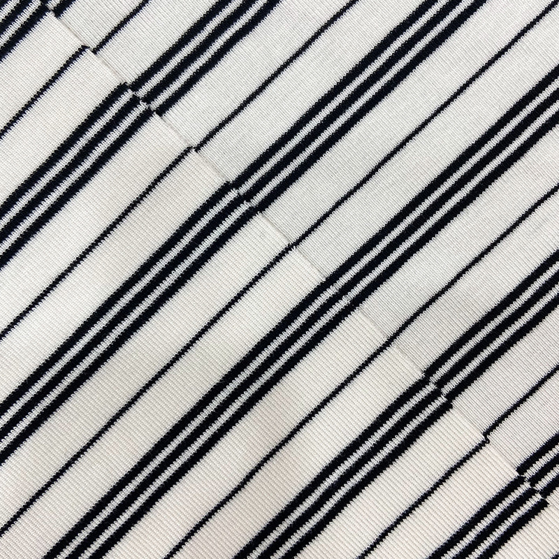 Tencel 1*1 cotton ribbed 220g Tencel cotton striped ribbed fabric, fashionable striped T-shirt base layer fabric details Picture