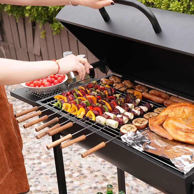 烤鱼夹/烧烤架/烧烤架户外/烤网/一次性烧烤架细节图