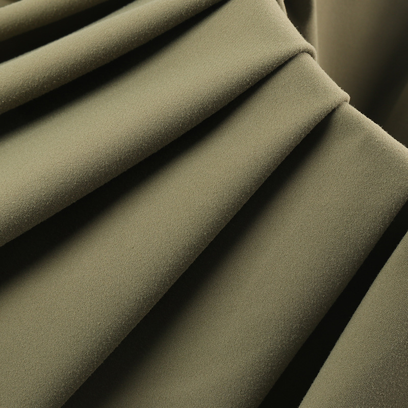 220g消光随意裁运动面料锦氨双面磨毛高弹瑜伽服内衣针织面料产品图