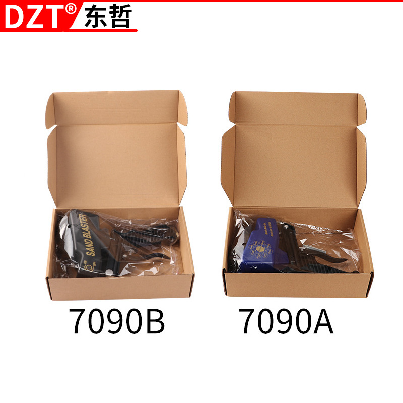 Handheld small pneumatic sandblasting guns, portable pneumatic sandblasting guns, pneumatic tool accessories are selling well across borders Item Picture