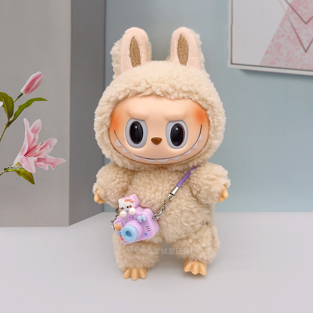 Creative cartoon camera dolls, mini camera pendants, DIY plush toys, decorative cotton doll accessories Specification image