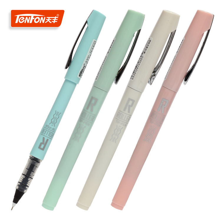 Tianfeng direct liquid ballpoint Pen, Business water-based pen, Korean version signature pen, reflow direct liquid Pen 810112 pieces per box