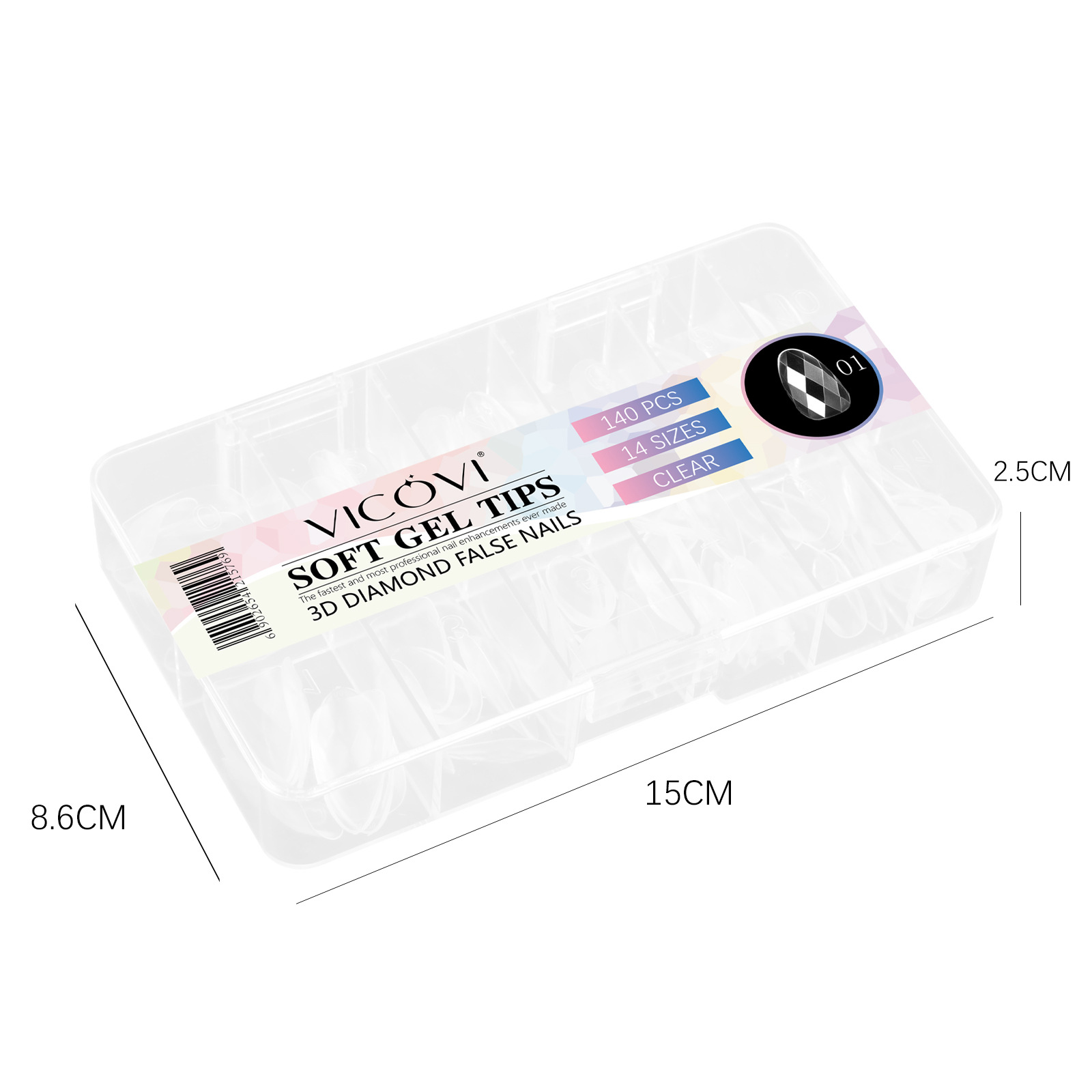 穿戴甲/穿戴式甲片/甲片/手工穿戴甲/美甲片白底实物图