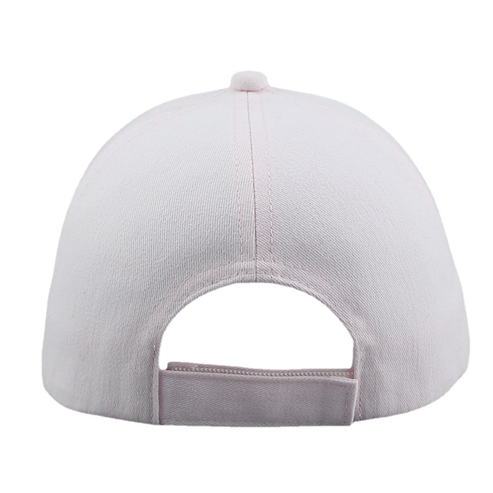 The hat factory processes children's hats, pink cotton cherry shade, cute embroidered sequined spring and summer net caps, breathable baseball caps Item Picture