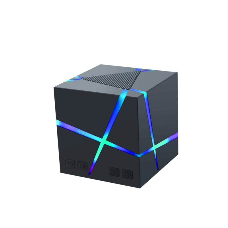 Cube Magic Cube Wireless Bluetooth Speaker, creative colorful light, Subwoofer, Mini wireless card insert, small audio gift Item Picture