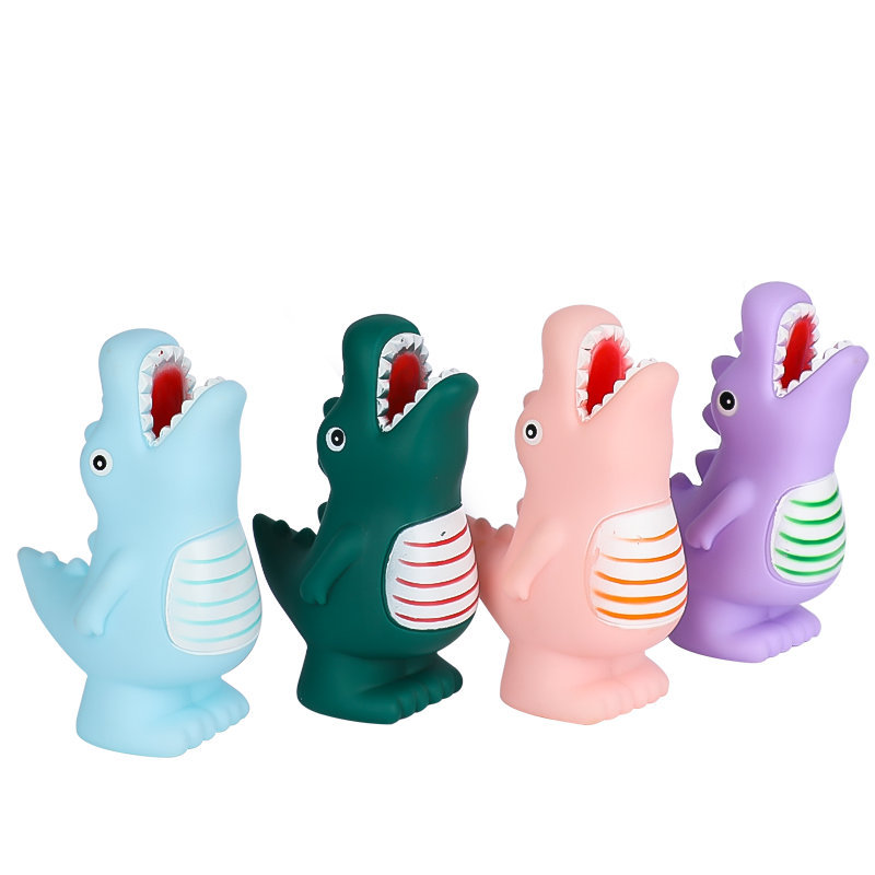 Squeeze the cartoon dinosaur, soft and sprouting, squeeze the fun, relieve stress and make sounds, home decoration items, street stall wholesale toys Item Picture