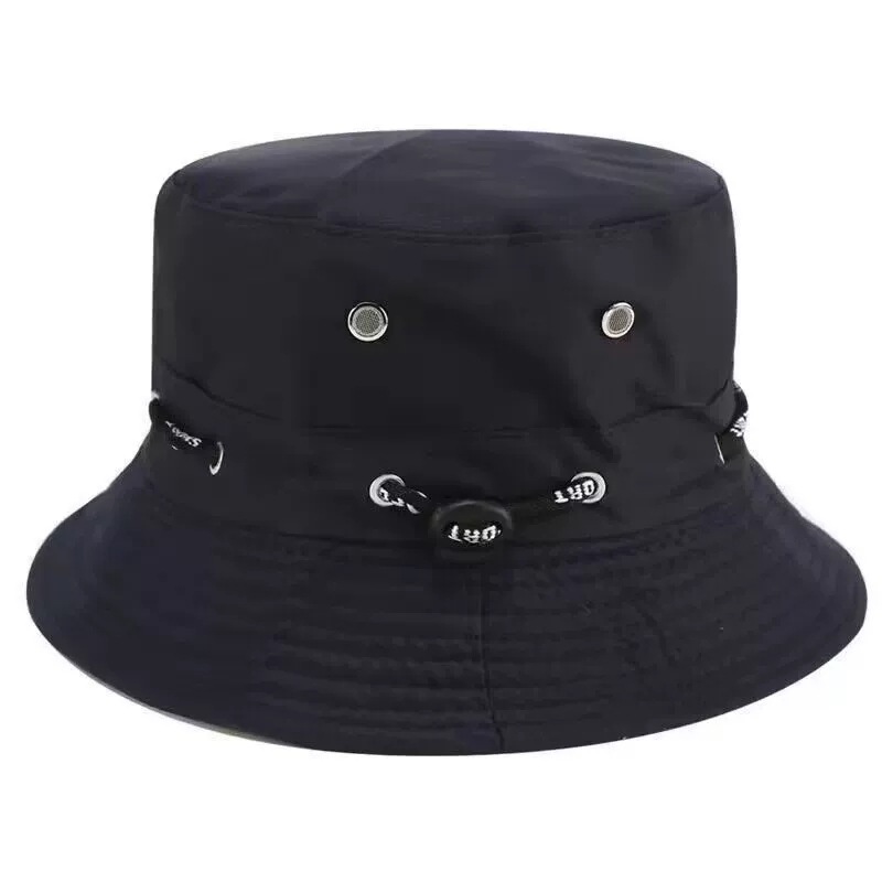 Summer and autumn fisherman's hats for men and women, outdoor foldable fishing sunshade basin hats, travel hats, and rope basin hats