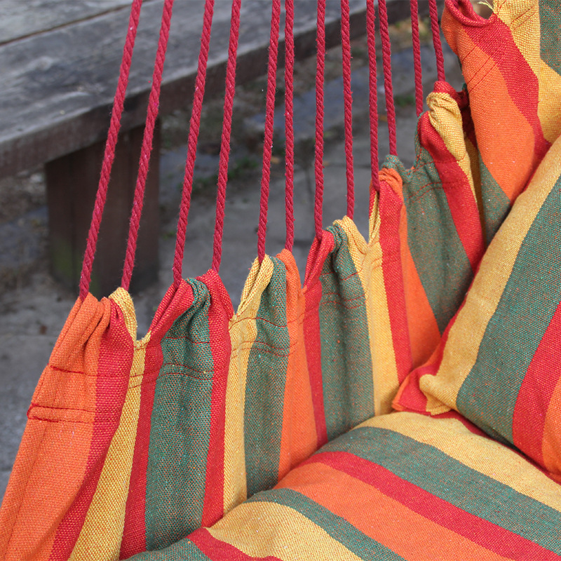 Outdoor hammock swing, indoor leisure rocking chair, no zipper, student, adult and children's swing, swing hammock wholesale Specification image