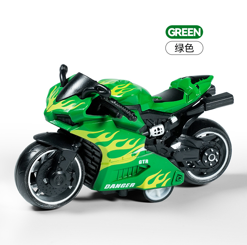Cross-border mini children's simulation toys, alloy rebound durable motorcycle racing model ornaments, claw machine gifts Application Scenario