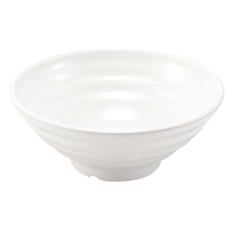 White melamine bowls, commercial imitation porcelain ramen bowls, beef noodle bowls, wonton rice noodle bowls, noodle soup noodles, spicy hot pot bowls, plastic Application Scenario
