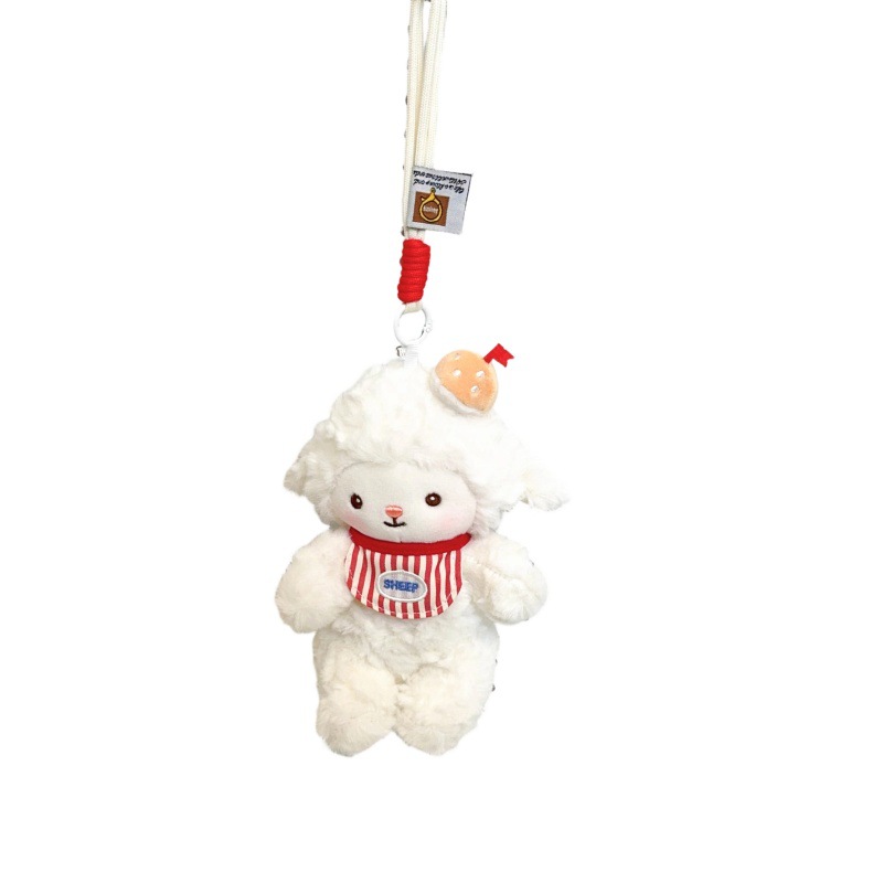 Wholesale of Xiangdun Dun Baked Lamb Palm-sized Treasures, Chef's Hat figurines, Bib bags, cake, plush sheep pendants, event gifts Item Picture
