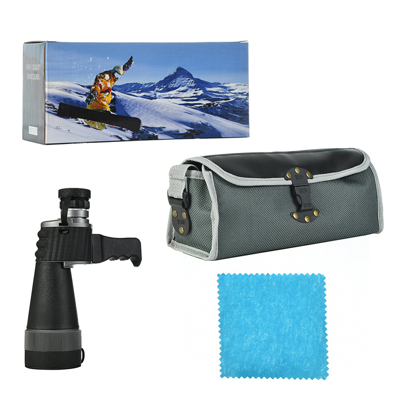 Single-tube optical lens telescope, low-light night vision, high-definition, high-power telescope, large-aperture viewfinder with handle details Picture