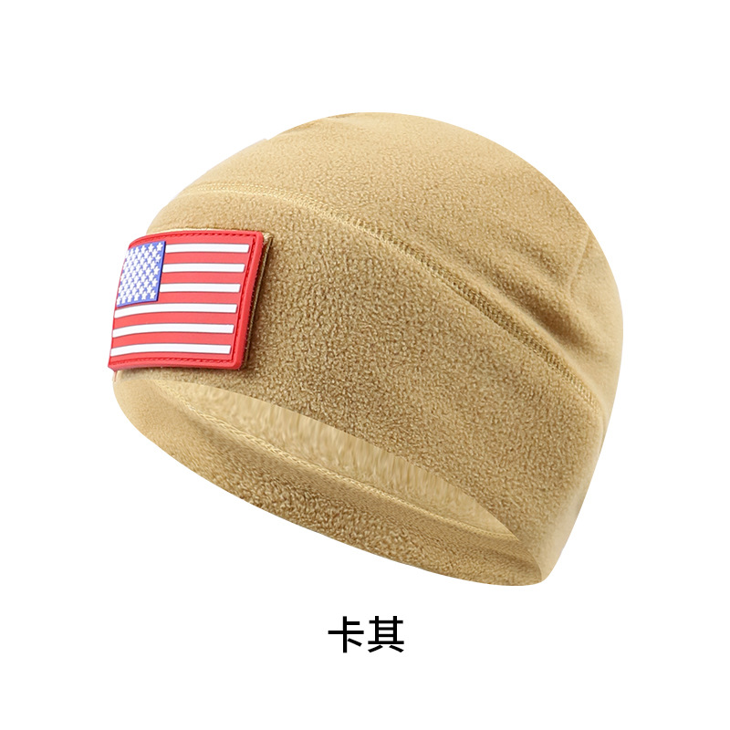 亚马逊热销针织帽秋冬款图案提花帽保暖透气防寒毛线帽批发