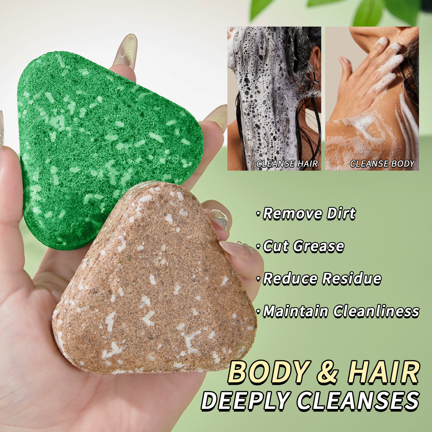 【 Cross-border Exclusive 】FORMBO Handmade Soap for Washing Hair and Bathing - Four Options Available for wholesale details Picture