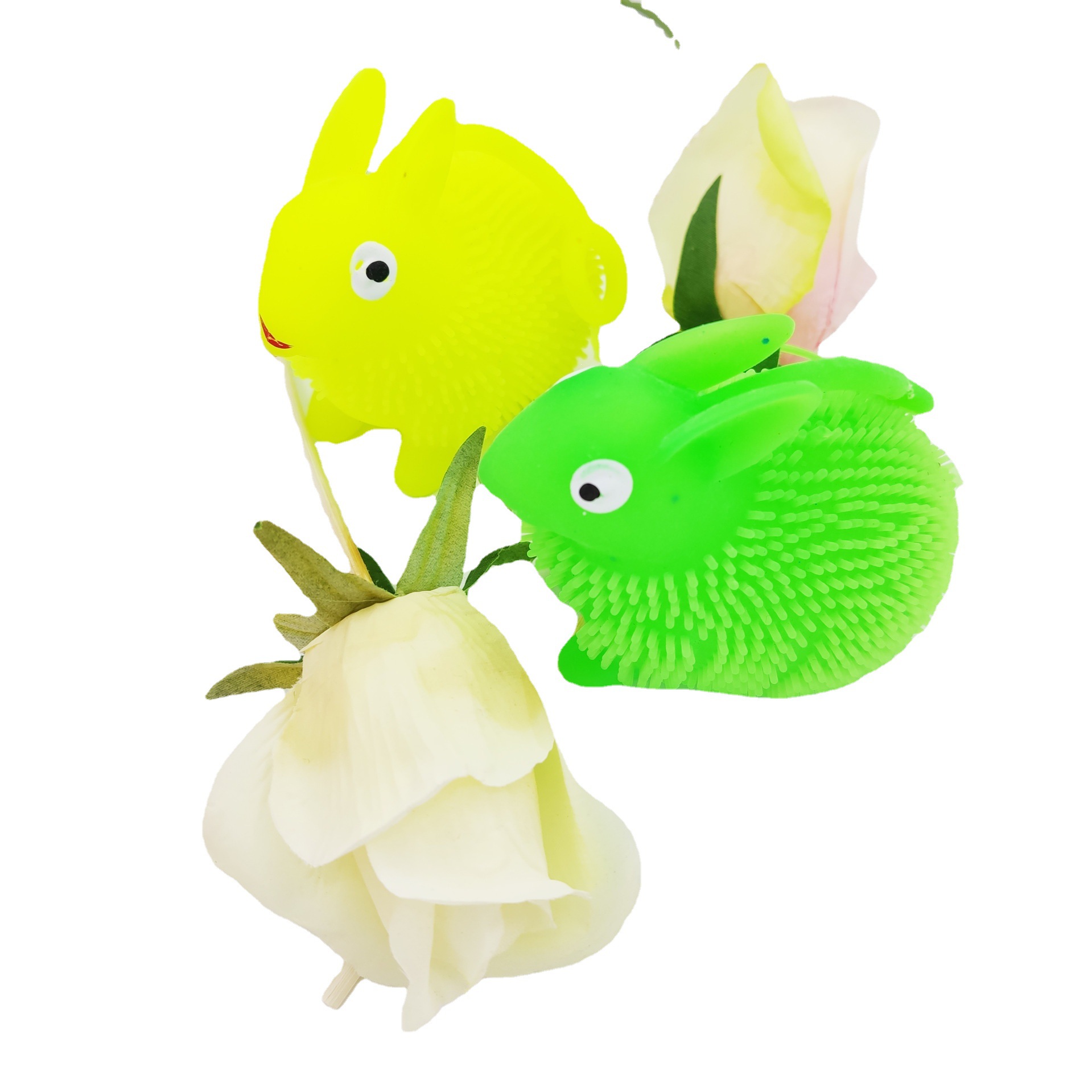 Wholesale factory direct sales of children's toys: Little rabbit, fluffy ball rabbit, shining fluffy ball, venting rabbit Item Picture