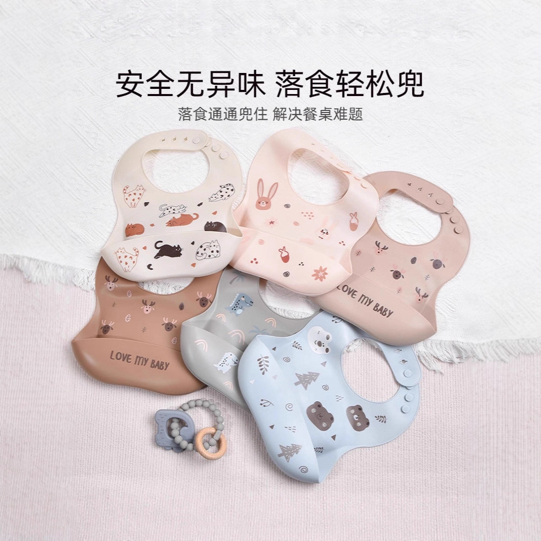 围嘴围兜/口水巾实物图