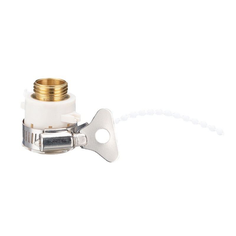 6 puntos de cobre diente externo grifo ABS conector de plástico pistola de agua de lavado de coche garganta aro conector puede ser personalizado Specification image