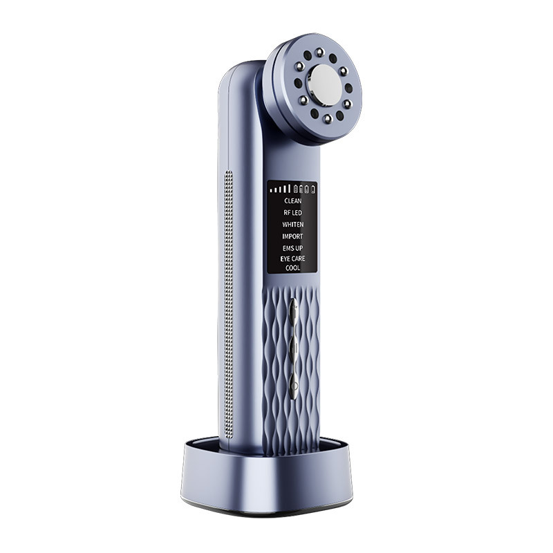 shanilak seven-mode ultrasonic ice compress beauty device, EMS lifting device, Heating color Light vibration massage Introduction device Application Scenario