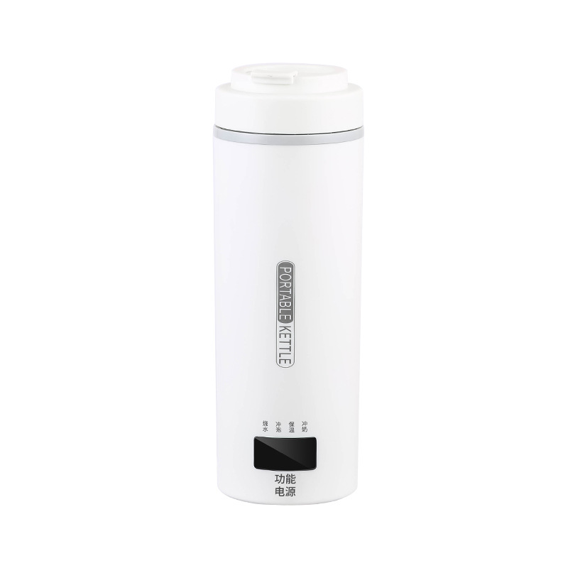 便携热水机/猫咪饮水机/电动抽水器/水抽水器/飲水機白底实物图