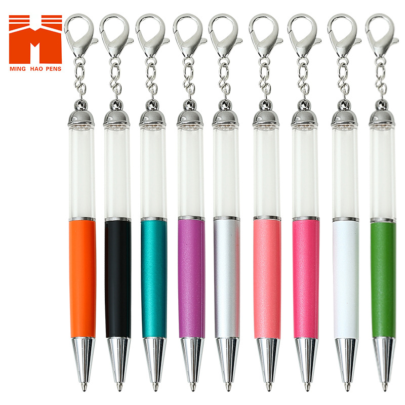 Empty tube pens, empty tube pendant pens, metal pens, ballpoint pens can be printed with logos. Factory wholesale, fashionable colors available thumbnail