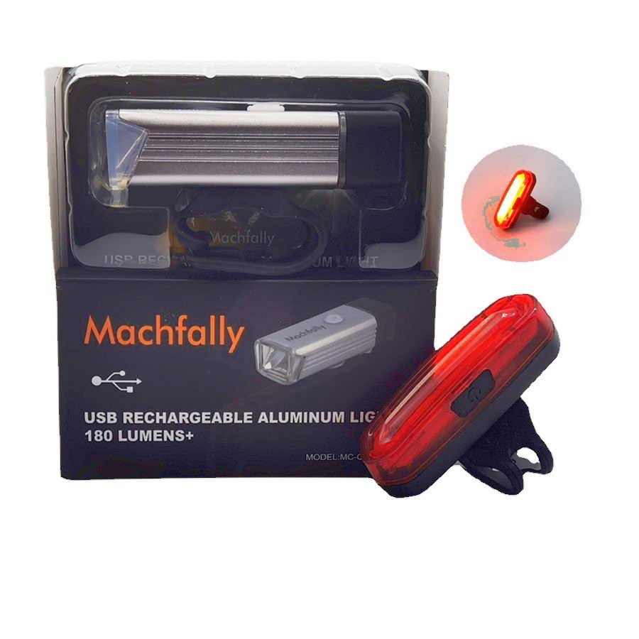 Mountain bike light, USB charging, night riding, strong flashlight, flashing warning, taillight, cycling equipment Application Scenario
