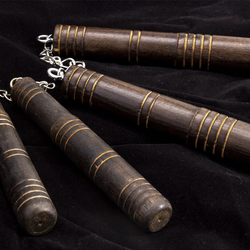 Traditional outdoor nunchucks, bamboo and wooden educational toys, children's outdoor nunchucks, childhood memories, children's toys