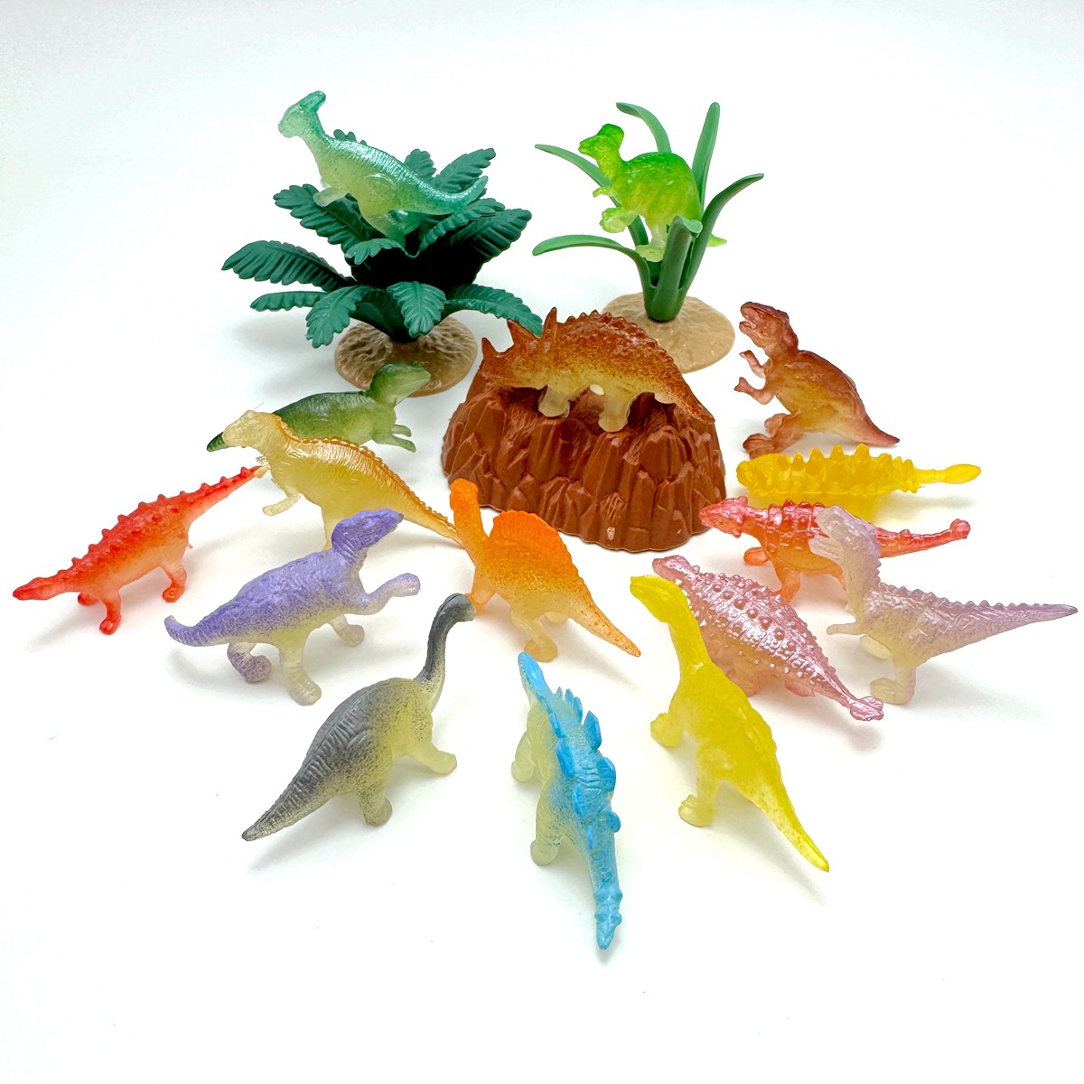 恐龙盲盒/恐龙化石/恐龙软硅胶贴片饰品/电动玩具/变形恐龙蛋大号细节图