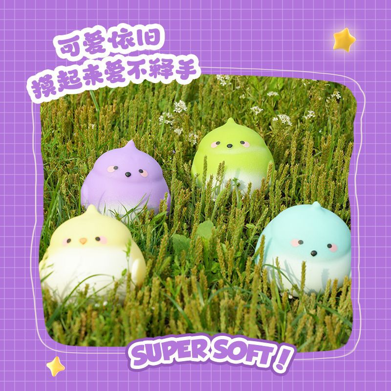 Fatty Parrot Squeeze Fun Stress-relieving Toy, stress-relieving squeeze toy, soft silicone rubber, children Specification image
