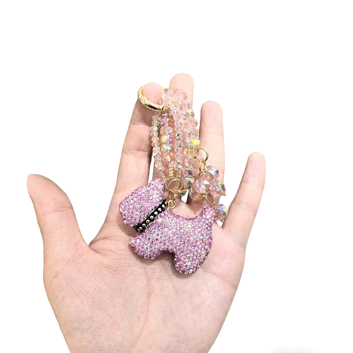 创意法斗犬汽车挂件包包挂饰狗狗钥匙配件卡通钥匙扣潮流萌宠吊坠