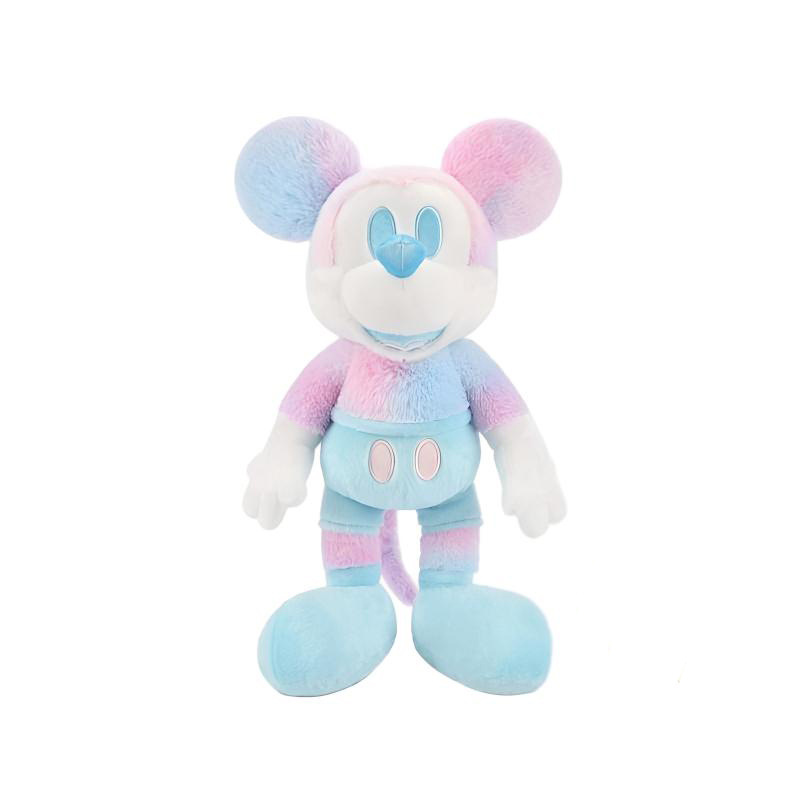 Disney official Colorful Macaron Sparkling water series Mickey Mouse plush toy figure Mickey Mouse pendant doll Item Picture