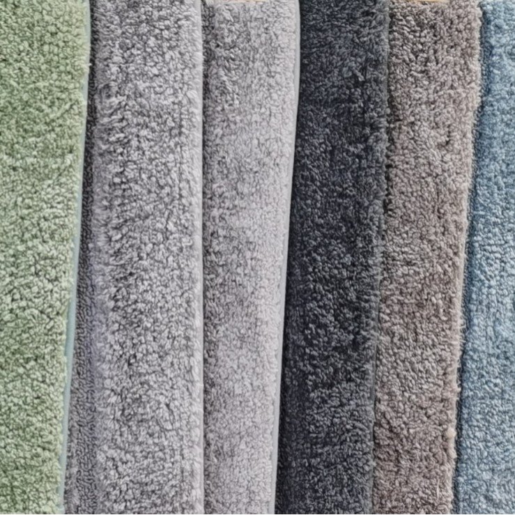 Blanco SBR antideslizante fondo europeo y americano de alta gama tufted alto y bajo jacquard ultra suave interior baño baño piso estera details Picture
