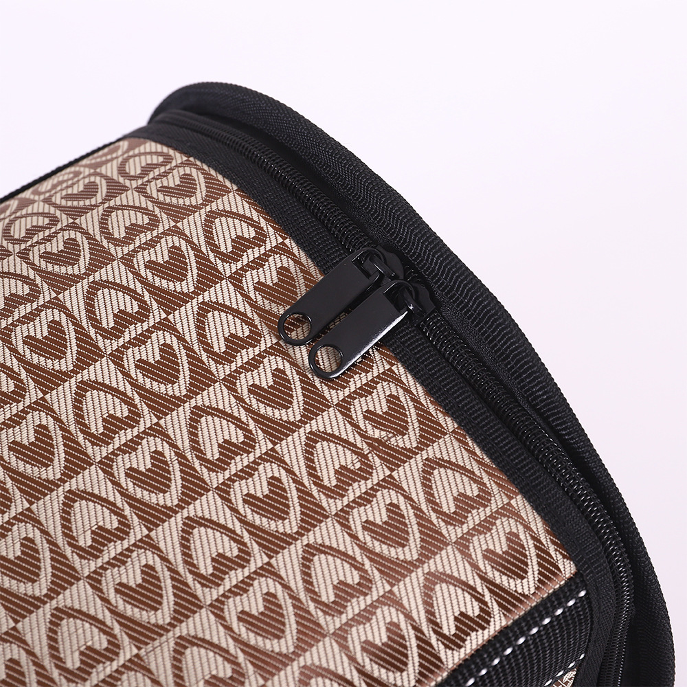 Rongka Pet Cross-border hand-held pet bag, crossbody cat bag, window transparent mesh fabric travel single-shoulder folding breathable cat bag, portable car bag Application Scenario